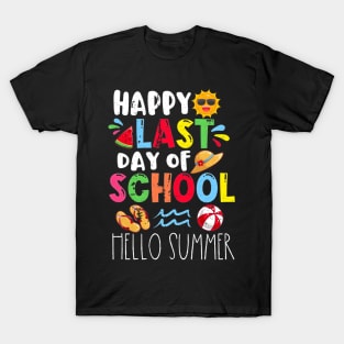 HapLast Day Of School Hello Summer T-Shirt